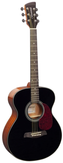 גיטרה אקוסטית Brunswick Grand Auditorium Black Gloss BF200BK