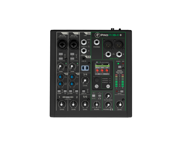 מיקסר מאקי 10 ערוצים פלוס +ProFX6v3