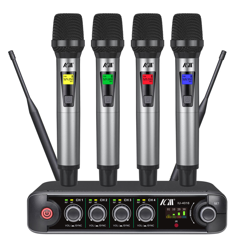 ארבעה מיקרופוניים אלחוטים True Deversity Wireless