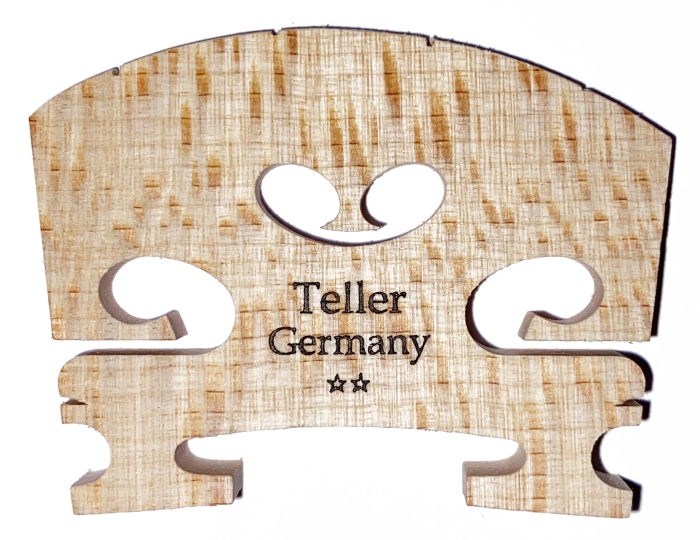 גשר איכותי חתוך ומעוצב לכינור 3/4 – Teller Germany תוצרת גרמניה