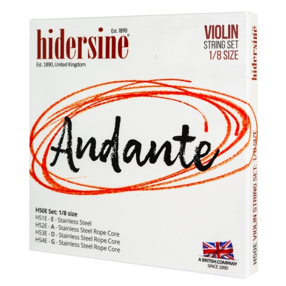 סט מיתרים לכינור Hidersine Andante 1/8
